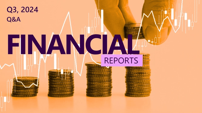 Video financial report